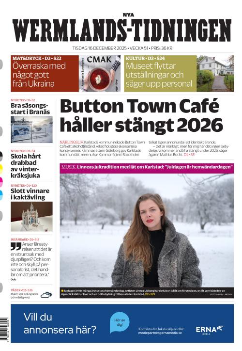Nya Wermlands-Tidningen 16.12.2025