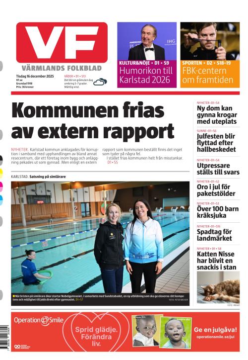 Värmlands Folkblad 16.12.2025