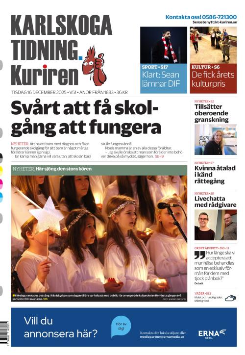 Karlskoga Tidning-Kuriren 16.12.2025