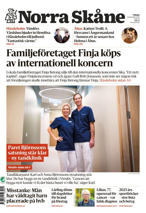 Norra Skåne 16.12.2025