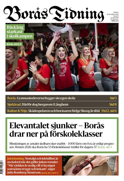Borås Tidning 16.12.2025