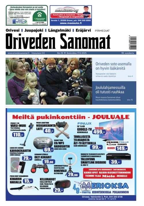 Oriveden Sanomat 17.12.2025