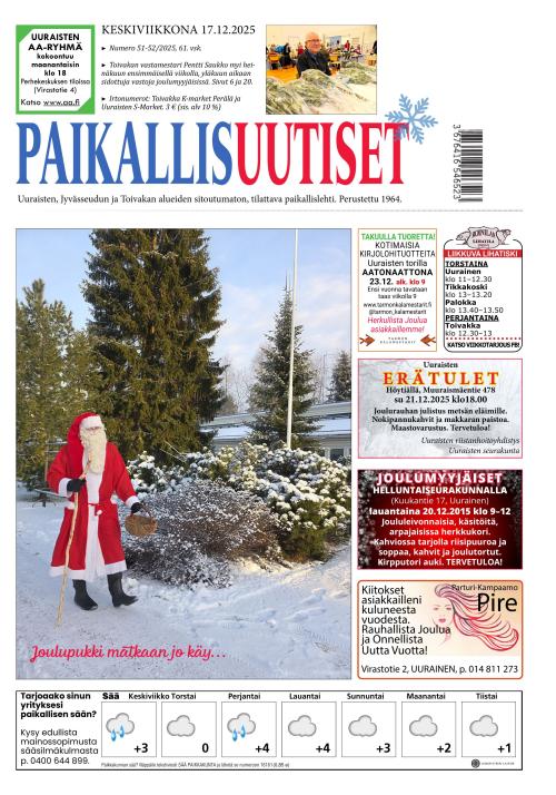 PaikallisUutiset 17.12.2025