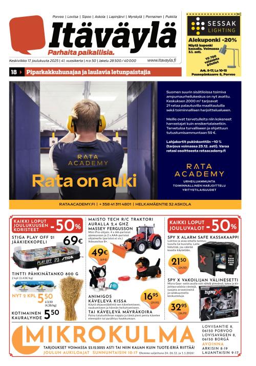 Itäväylä 17.12.2025