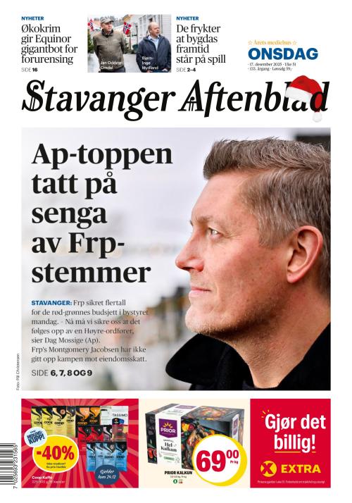 Stavanger Aftenblad (NO) 17.12.2025