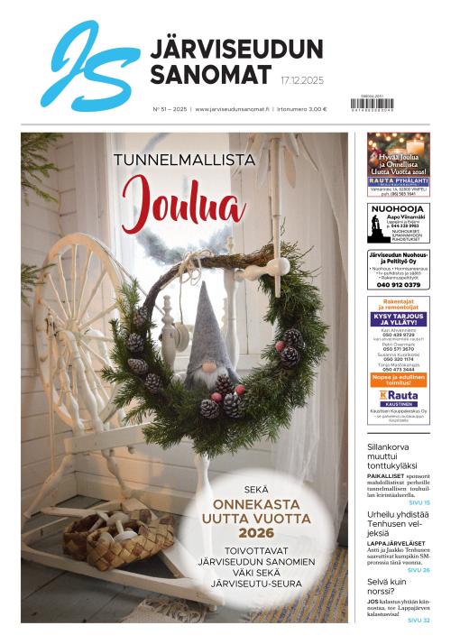 Järviseudun Sanomat 17.12.2025