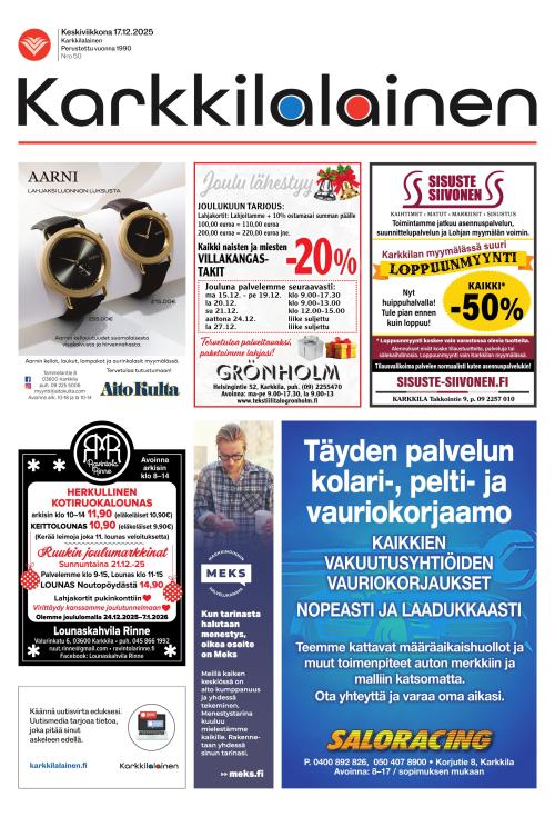 Karkkilalainen 17.12.2025