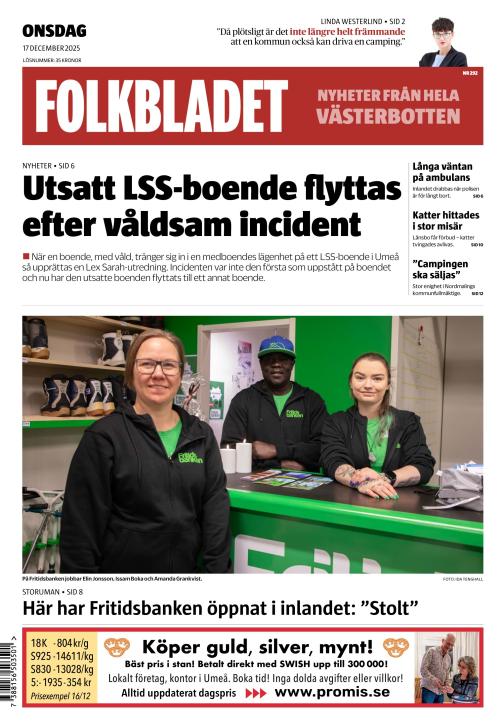 Folkbladet (Västerbotten) (SE) 17.12.2025