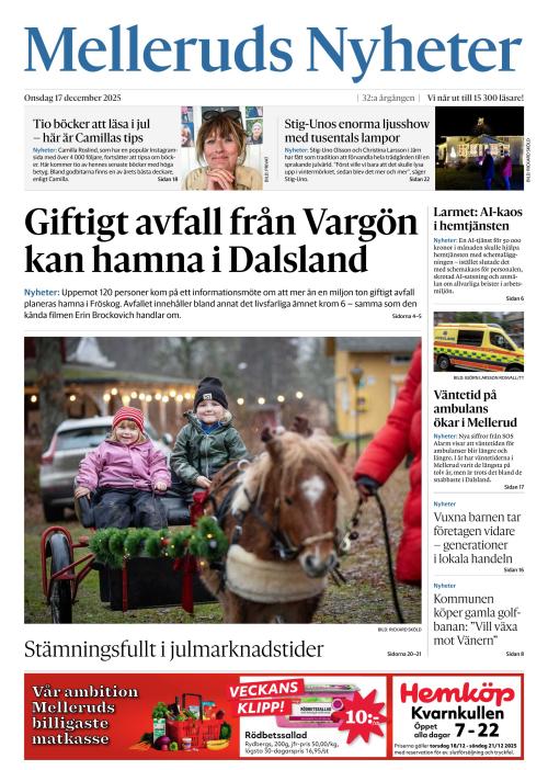 Melleruds nyheter 17.12.2025