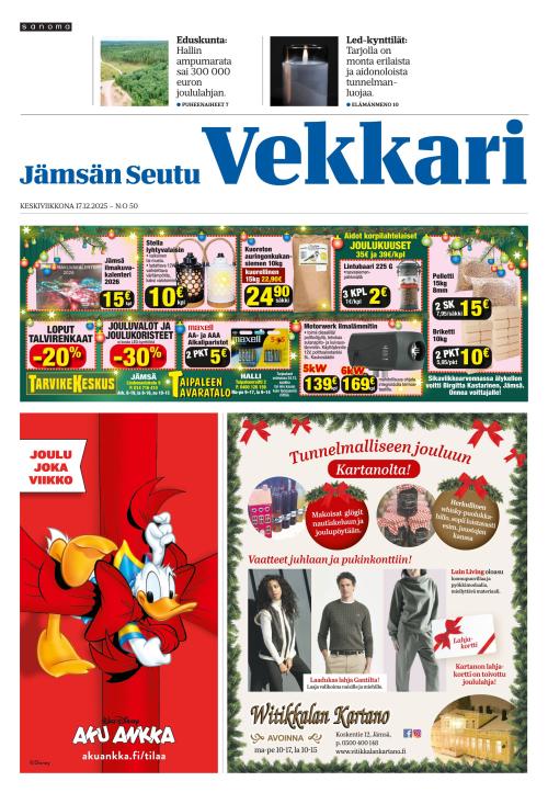 Jämsän Seutu ja Vekkari 17.12.2025