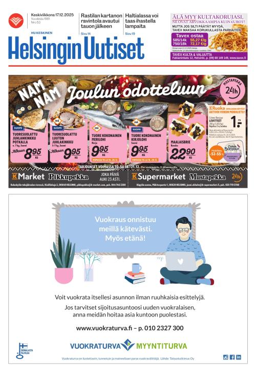 Helsingin Uutiset (Keskinen) 17.12.2025