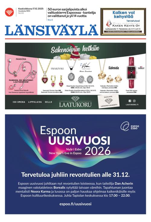 Länsiväylä 17.12.2025