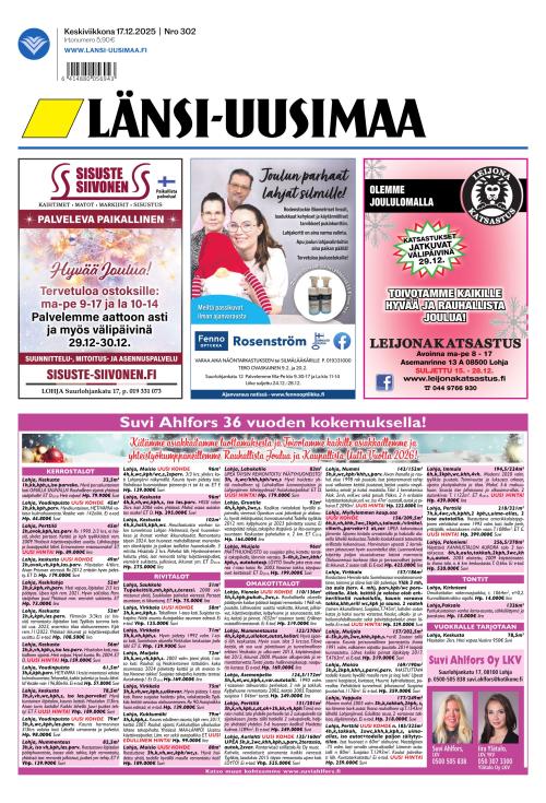 Länsi-Uusimaa 17.12.2025
