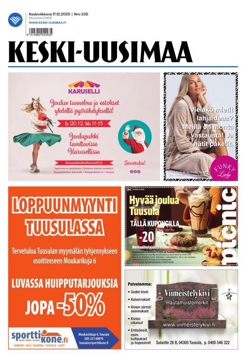 Keski-Uusimaa 17.12.2025