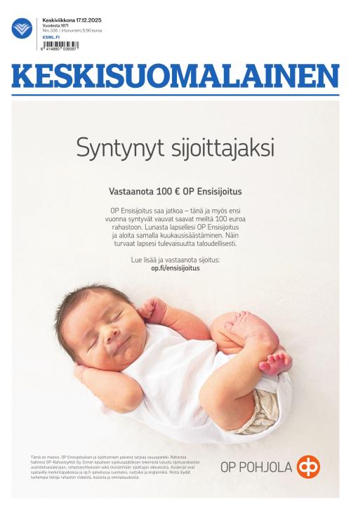 Keskisuomalainen 17.12.2025