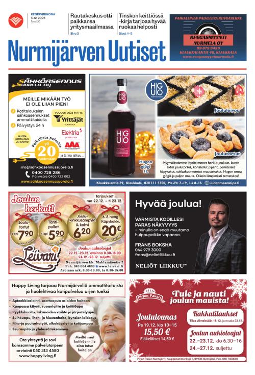 Nurmijärven Uutiset 17.12.2025