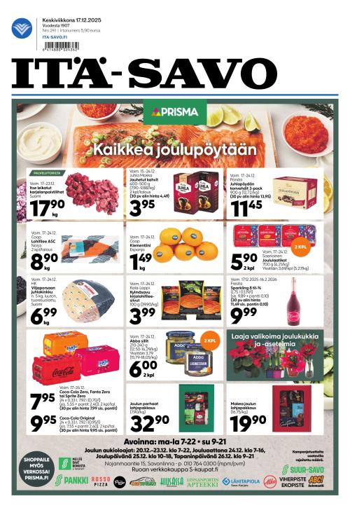 Itä-Savo 17.12.2025