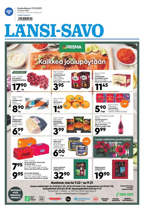 Länsi-Savo 17.12.2025
