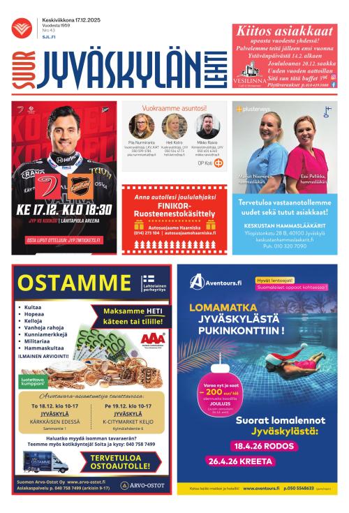 Suur-Jyväskylän Lehti 17.12.2025