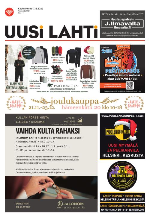 Uusi Lahti 17.12.2025
