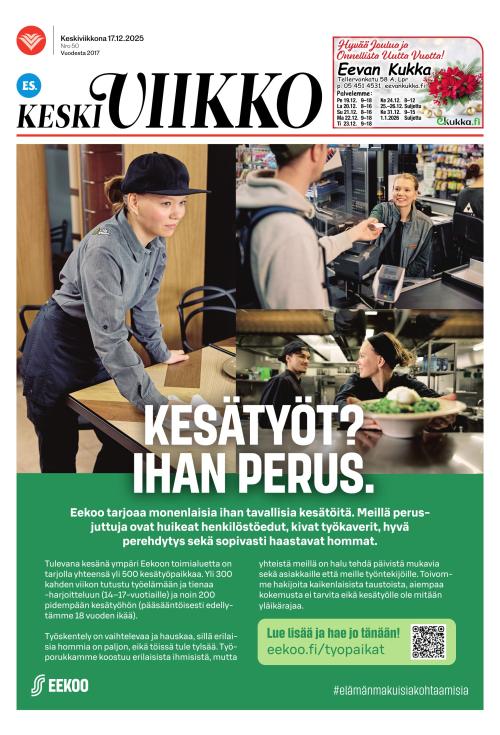 ES Keskiviikko (Etelä-Saimaa -liitteet) 17.12.2025