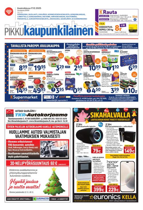 Pikkukaupunkilainen 17.12.2025