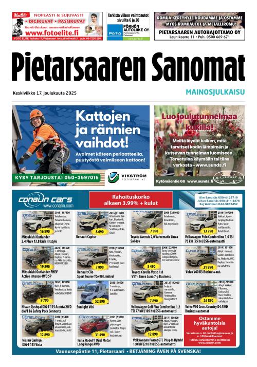 Pietarsaaren Sanomat 17.12.2025