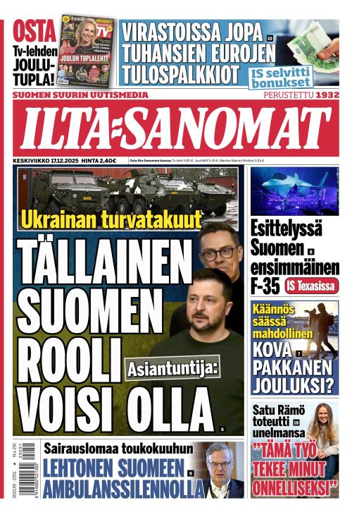 Ilta-Sanomat 17.12.2025