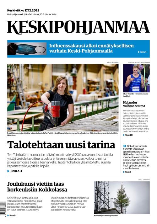 Keskipohjanmaa 17.12.2025