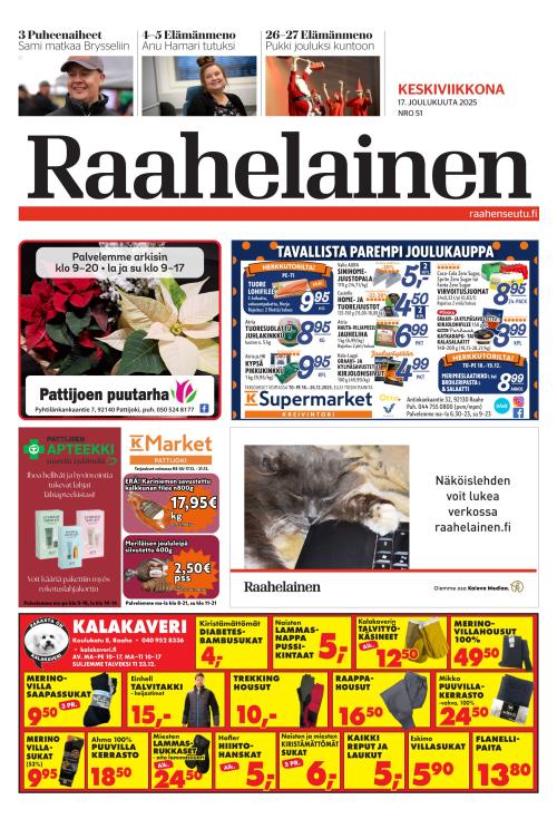 Raahelainen 17.12.2025