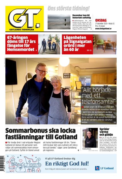 Gotlands Tidningar 17.12.2025