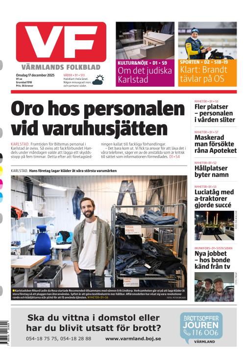 Värmlands Folkblad 17.12.2025