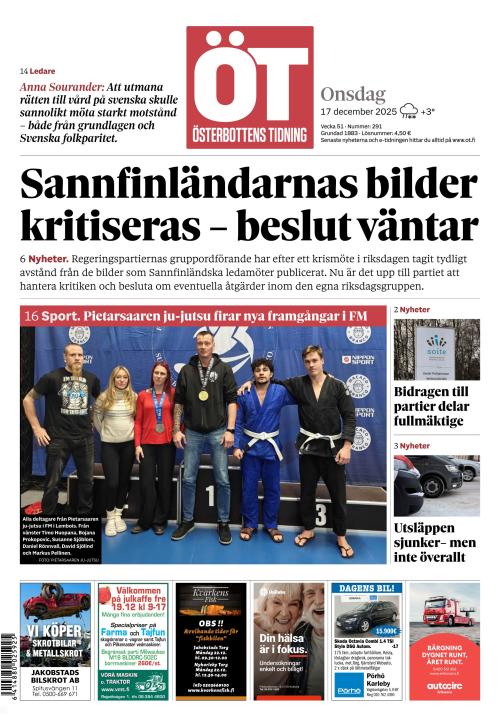 Österbottens Tidning 17.12.2025