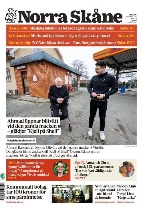 Norra Skåne 17.12.2025
