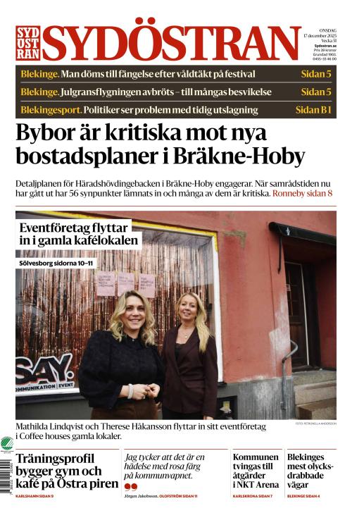 Sydöstran 17.12.2025
