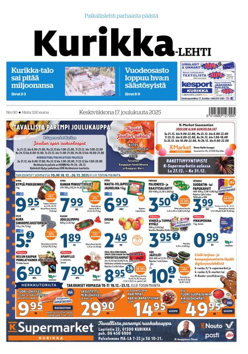 Kurikka-lehti 17.12.2025