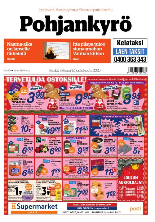 Pohjankyrö-lehti 17.12.2025