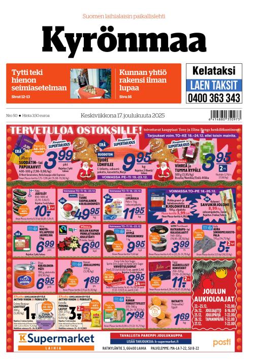 Kyrönmaa-lehti 17.12.2025