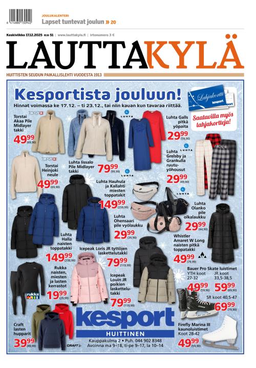 Lauttakylä-lehti 17.12.2025