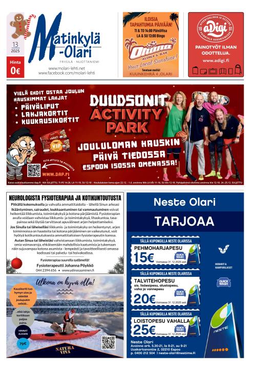 Matinkylä-Olari-lehti 18.12.2025