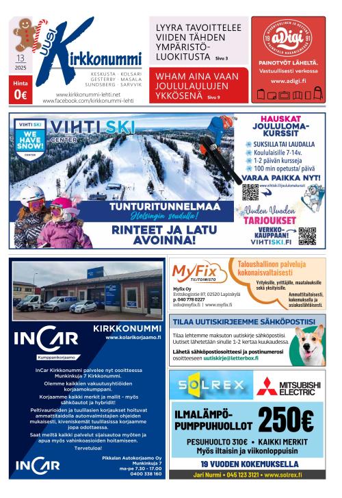 Kirkkonummi-lehti 18.12.2025