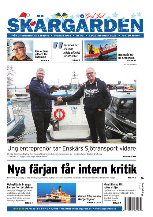 Tidningen Skärgården issue-52/2025