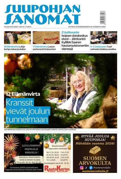 Suupohjan Sanomat 18.12.2025
