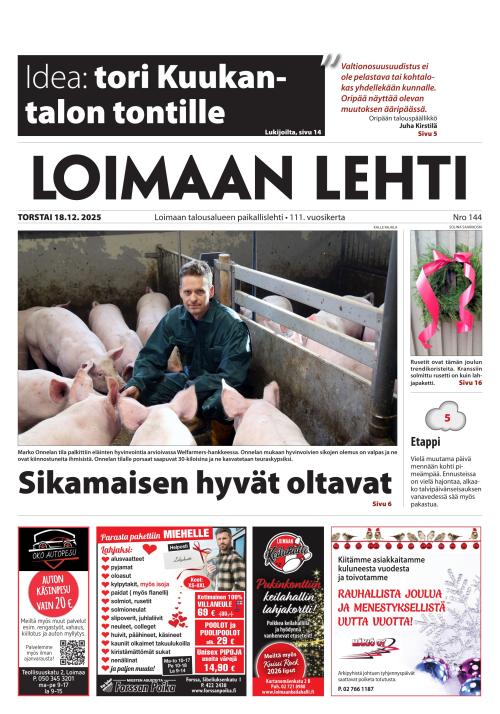 Loimaan Lehti 18.12.2025