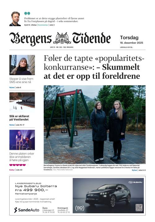Bergens Tidende (NO) 18.12.2025