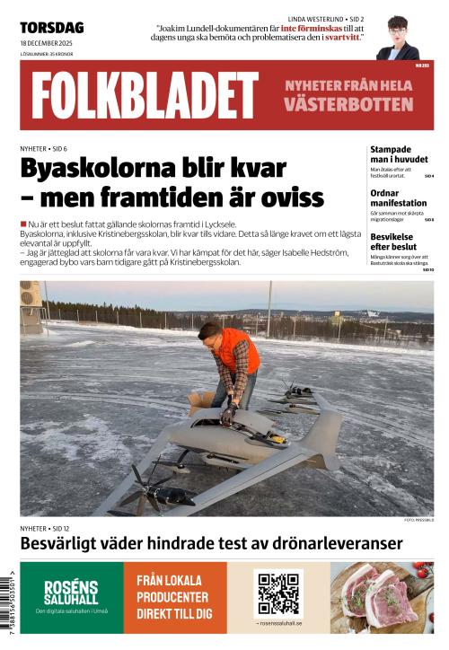 Folkbladet (Västerbotten) (SE) 18.12.2025
