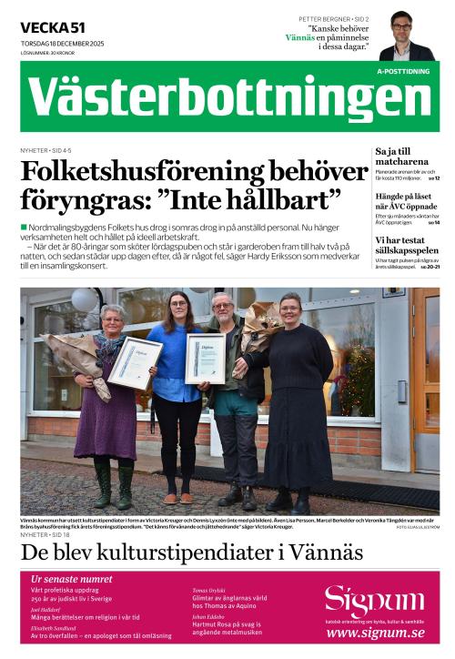 Västerbottningen  (SE) 18.12.2025