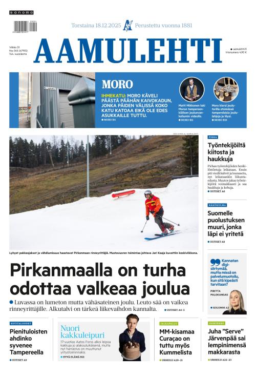Aamulehti 18.12.2025