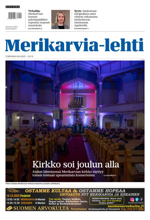 Merikarvia-lehti 18.12.2025