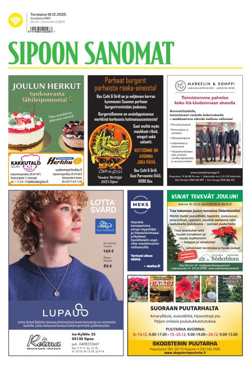 Sipoon Sanomat 18.12.2025